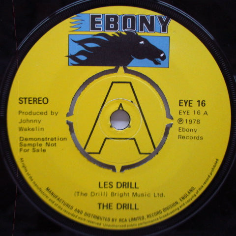 DRILL, THE - Les Drill / I Can't Help It (UK Promo 7"+CS)