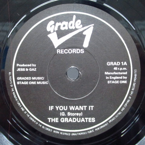 GRADUATES, THE - If You Want It (UK Orig.)