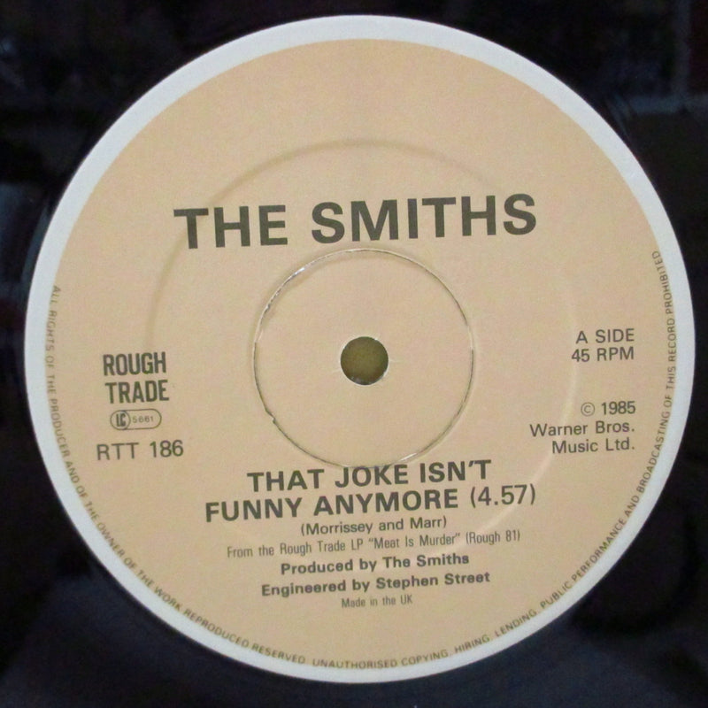 SMITHS, THE (ザ・スミス)  - That Joke Isn't Funny Anymore +4 (UK オリジナル「CBSプレス」 12インチ+インナー/レアステッカー付き光沢ジャケ)