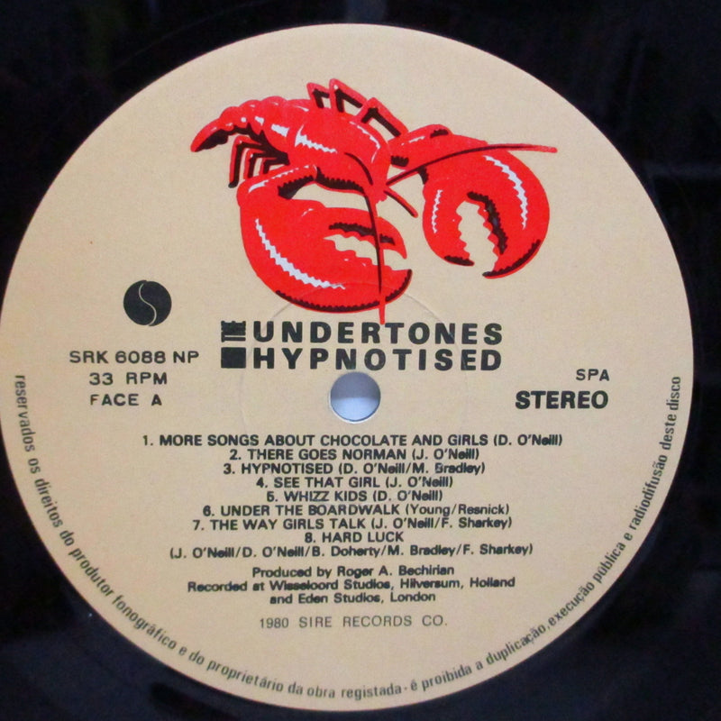 UNDERTONES, THE (ジ・アンダートーンズ)  - Hypnotised (Portugal オリジナル LP+インサート)