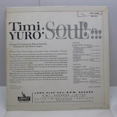 TIMI YURO - Soul (UK Orig.Mono LP/CFS)