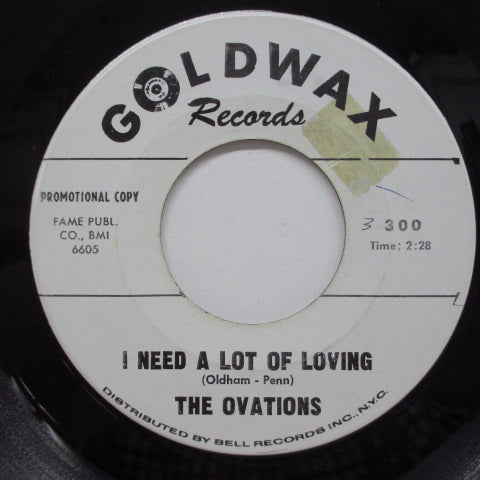 OVATIONS - I Need A Lot Of Loving (Promo))