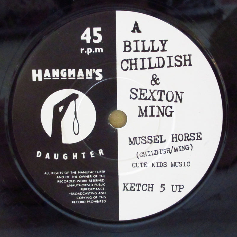 BILLY CHILDISH & SEXTON MING (ビリー・チャイルディッシュ & セクストン・ミング)  - Mussel Horse (UK 500 Limited 7"/Die-Cut PS)