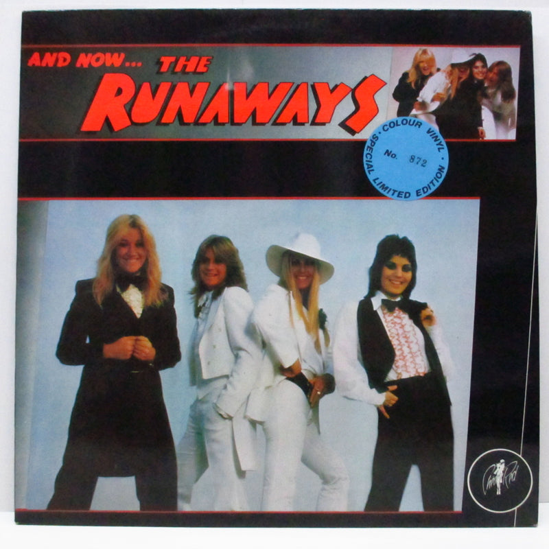 RUNAWAYS, THE (ザ・ランナウェイズ)  - And Now... The Runaways (UK 1,000枚限定「ブルーヴァイナル」LP/ナンバリング入両面コーティングジャケ)