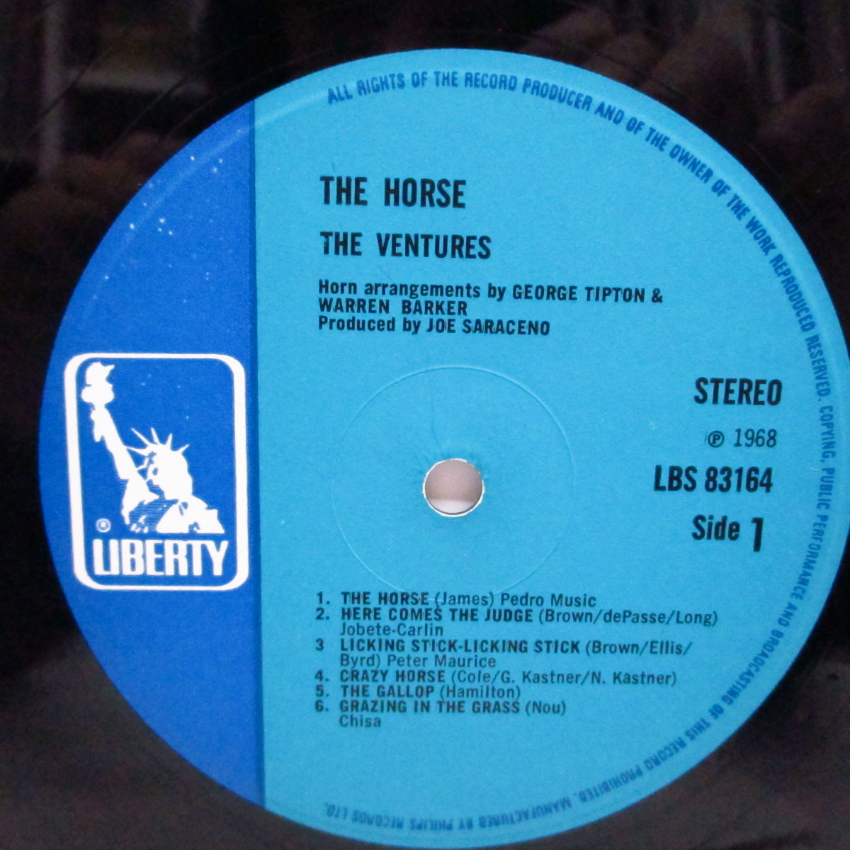 VENTURES (ベンチャーズ) - The Horse (UK Orig.Sterteo LP/CS)