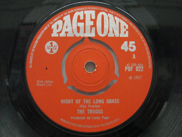TROGGS - Night Of The Long Grass / Girl In Black