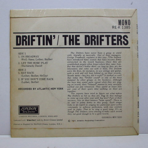 DRIFTERS - Driftin' (UK Orig.EP/CFS)