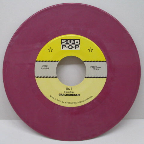 CRACKERBASH - Nov. 1 (US Ltd.Purple Vinyl 7")