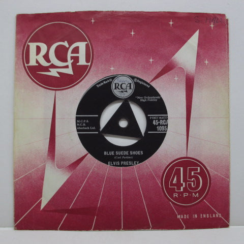 ELVIS PRESLEY - Hound Dog (UK '58 RCA 2nd Press 7"+CS)
