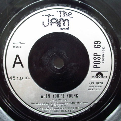 JAM, THE (ザ・ジャム) - When You're Young (UK Reissue 7")