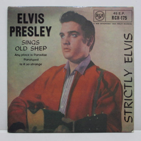 ELVIS PRESLEY - Strictly Elvis (UK '69 Orange Label Reissue EP/CS)