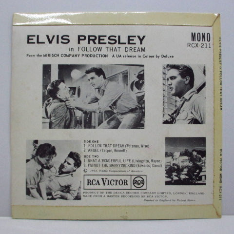 ELVIS PRESLEY (エルヴィス・プレスリー)  - Follow That Dream (UK Orig.EP/CFS)