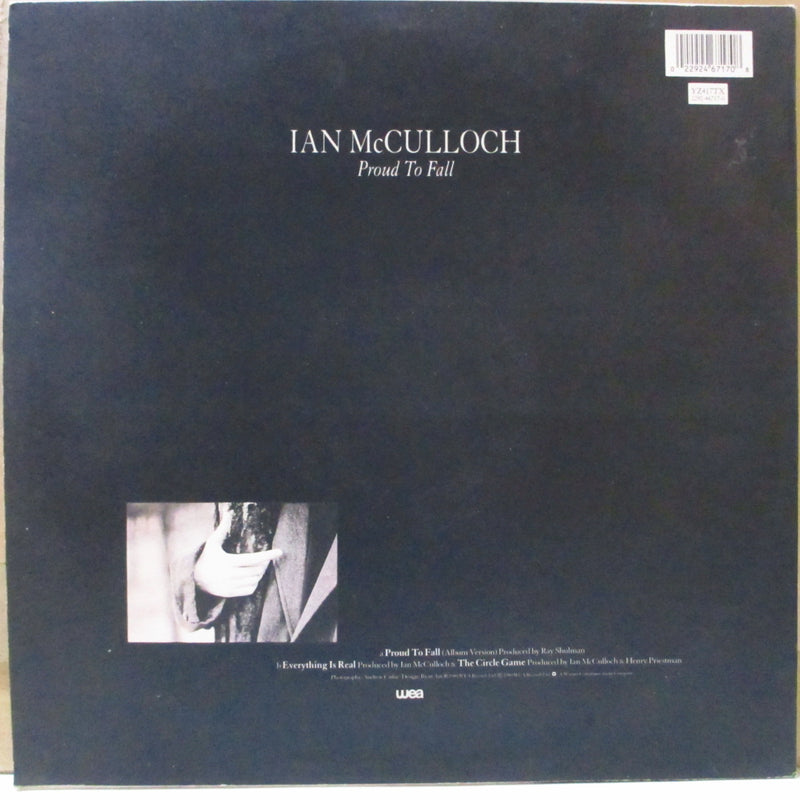 IAN McCULLOCH (イアン・マッカロク)  - Proud To Fall (UK オリジナル 12インチ/マット固紙"唇"ジャケ)