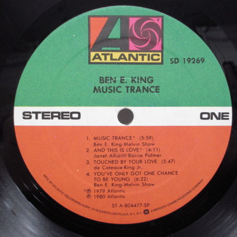 BEN E.KING (ベン E・キング)  - Music Trance (US Orig.LP)