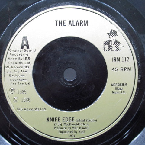 ALARM, THE (ジ・アラーム)  - Knife Edge (UK Orig.7")