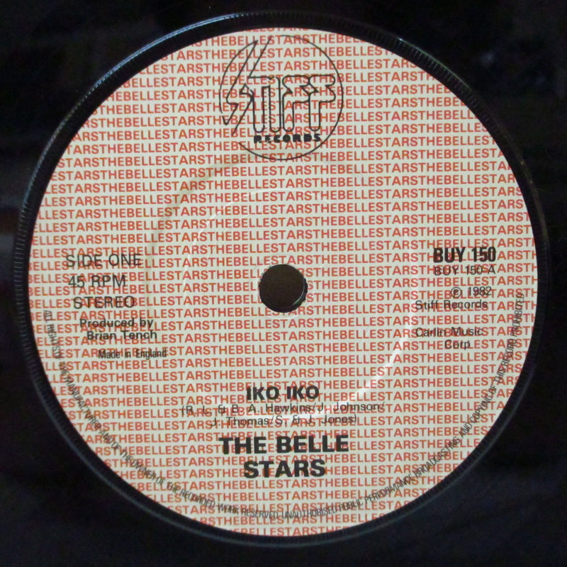 BELLE STARS, THE (ザ・ベル・スターズ)  - Iko Iko (UK オリジナル 7"+マット・ソフト紙ジャケ)