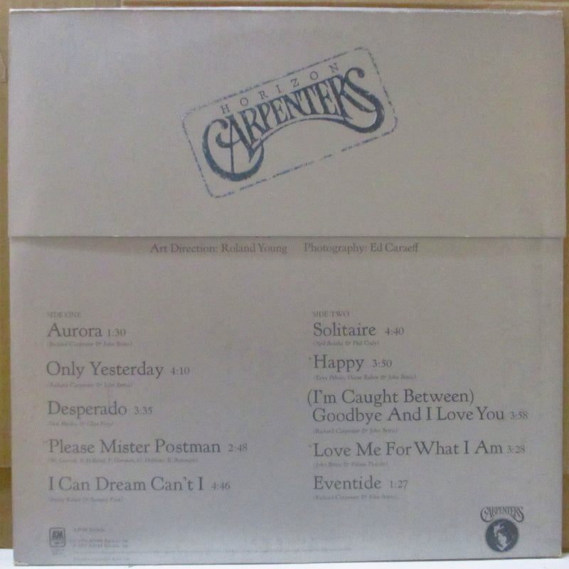 CARPENTERS (カーペンターズ)  - Horizon (UK オリジナル LP+インナー