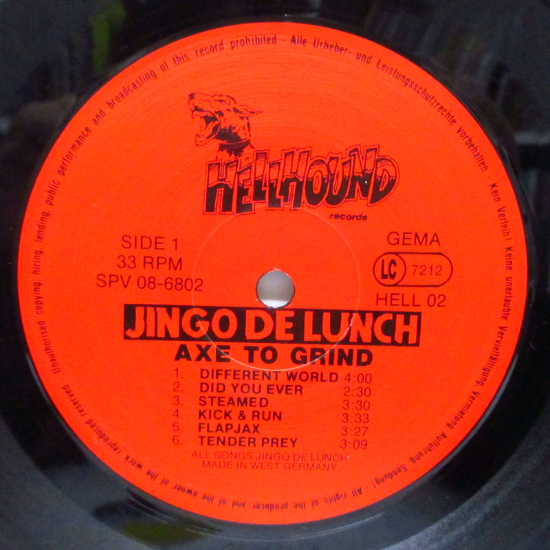 JINGO DE LUNCH (ジンゴ・デ・ランチ)  - Axe To Grind (German オリジナル LP+インナー、インサート)