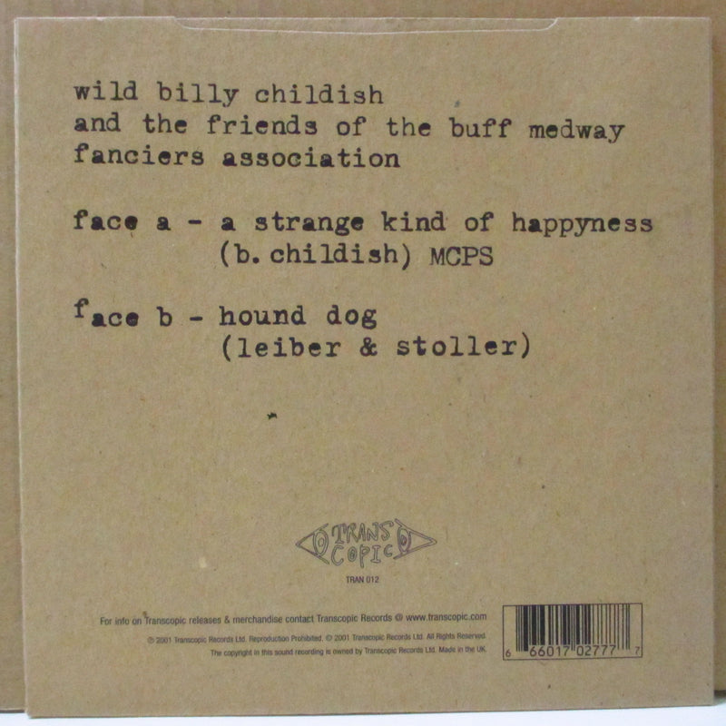 BUFF MEDWAYS, THE (バフ・メドウェイズ )  - A Strange Kind Of Happyness (UK Orig.7")