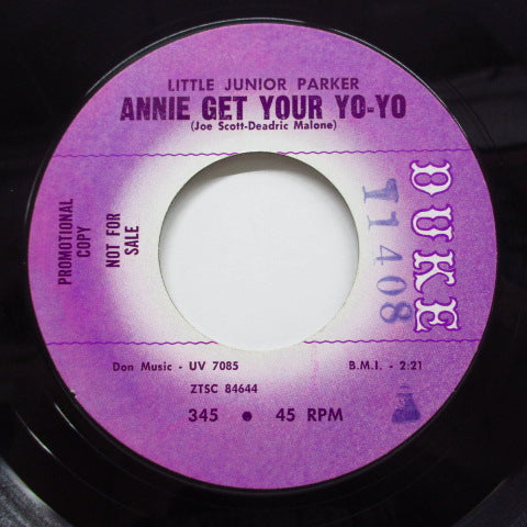 JUNIOR PARKER(LITTLE JUNIOR PARKER) - Annie Get Your Yo-Yo / Mary Jo