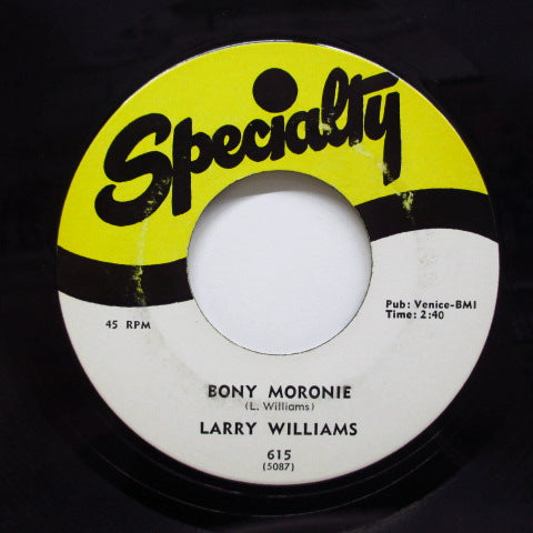 LARRY WILLIAMS - Bony Maronie (60's 2nd Press)