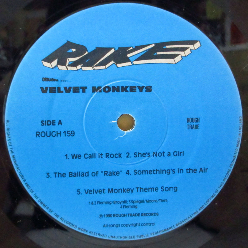 VELVET MONKEYS (ヴェルヴェット・モンキーズ)  - Rake (UK オリジナル LP)