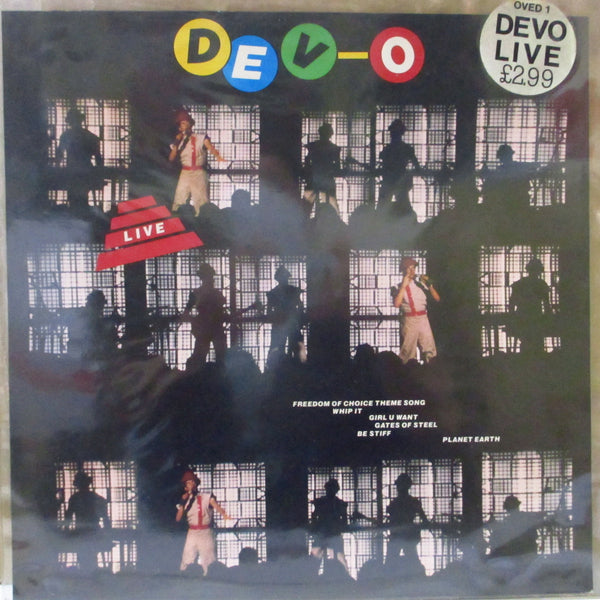 DEVO (ディーヴォ)  - Dev-O Live (US オリジナル 12インチ+UK レアステッカー付きPVC)