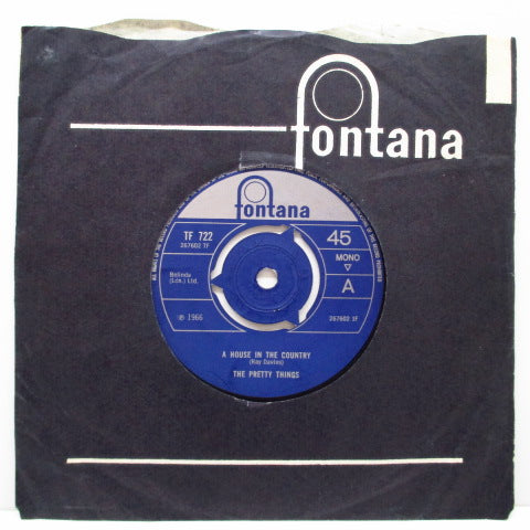 PRETTY THINGS - A House In The Country (UK Orig.Round Center 7"+CS)