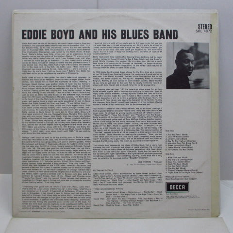 EDDIE BOYD & HIS BLUES BAND FEATURING PETER GREEN - Eddie Boyd And His Blues Band  (UK Orig.Stereo LP/CS)