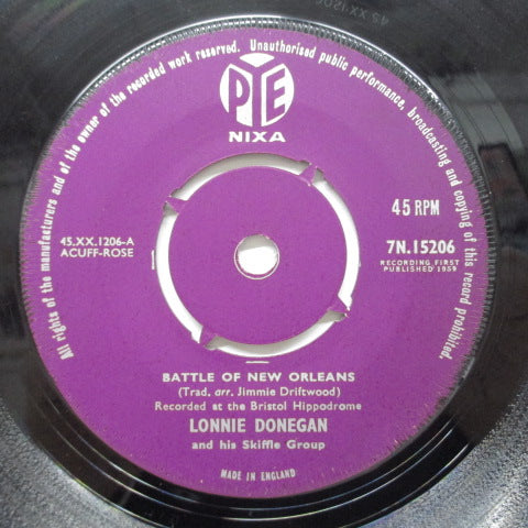 LONNIE DONEGAN & HIS SKIFFLE GROUP - Darling Corey (UK Orig)