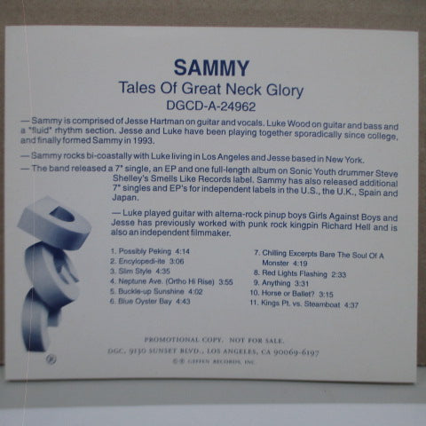 SAMMY - Tales Of Great Glor Promo.CDy