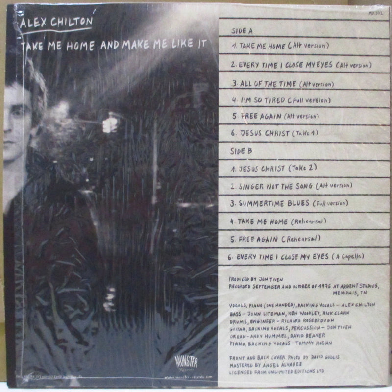 ALEX CHILTON (アレックス・チルトン)  - Take Me Home And Make Me Like It (Spain オリジナル180グラム重量 LP+ブックレット/レアステッカー付きジャケ)
