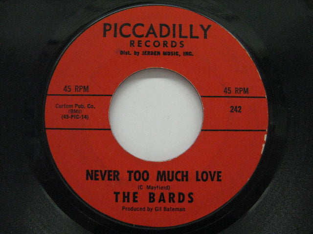 BARDS - Never Too Much Love / Light Of Love