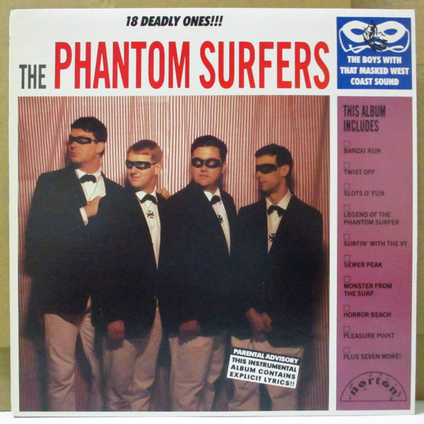 PHANTOM SURFERS, THE (ザ・ファントム・サーファーズ)  - 18 Deadly Ones!!! (US Orig.LP)