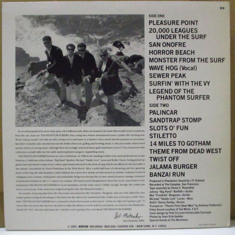 PHANTOM SURFERS, THE (ザ・ファントム・サーファーズ)  - 18 Deadly Ones!!! (US Orig.LP)