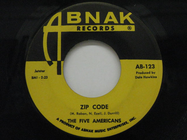 FIVE AMERICANS - Zip Code / Sweet Bird Of Youth (US Orig.)