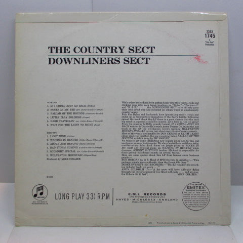 DOWNLINERS SECT - The Country Sect (UK Orig.Mono LP/CFS)