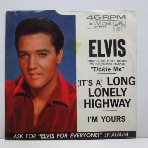 ELVIS PRESLEY - Long Lonely Highway (Orig+PS)