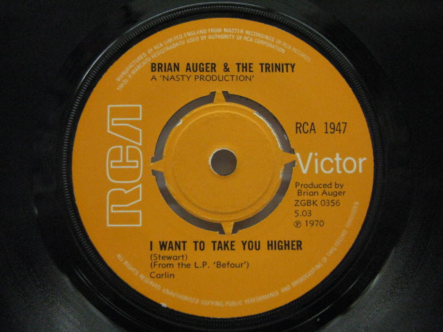 BRIAN AUGER & TRINITY - I Want To Take You Higher