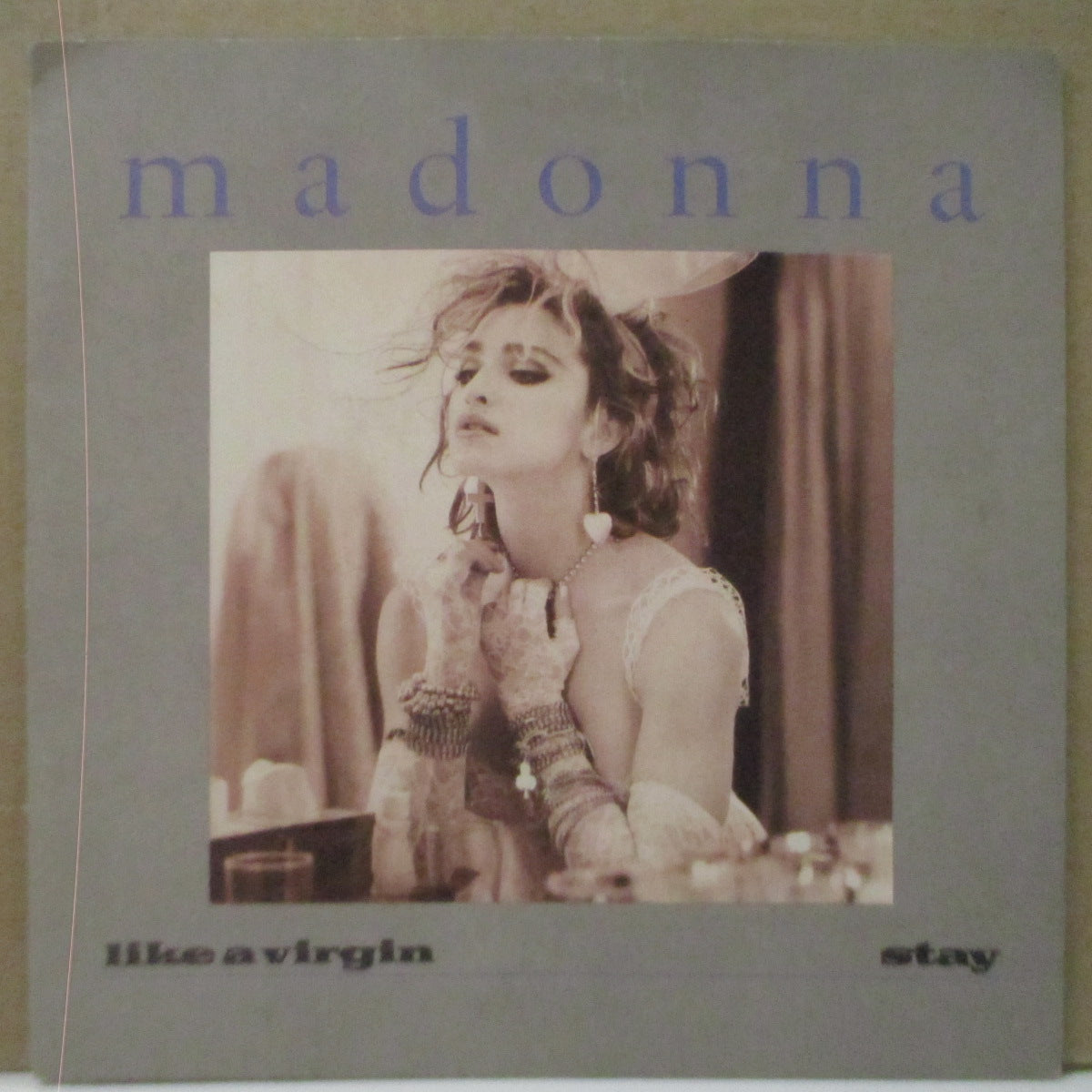 MADONNA - Like A Virgin / Stay (UK Orig.Paper Lbl. 7"+Matt PS)