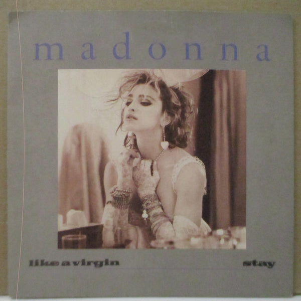 MADONNA - Like A Virgin / Stay (UK Orig.Paper Lbl. 7"+Matt PS)