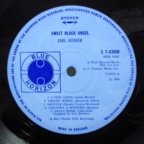 EARL HOOKER - Sweet Black Angel (UK Orig.STEREO)