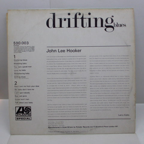 JOHN LEE HOOKER - Drifting Blues (UK '67 Reissue STEREO)