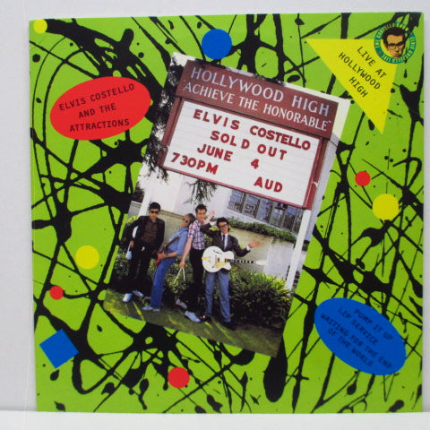 ELVIS COSTELLO & The Attractions ‎ - Live At Hollywood High (US Ltd. RSD 7"+PS)