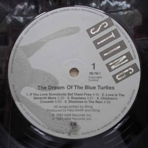 Sting - The Dream of the Blue Turtles (German Orig.LP/Stickerd CVR)