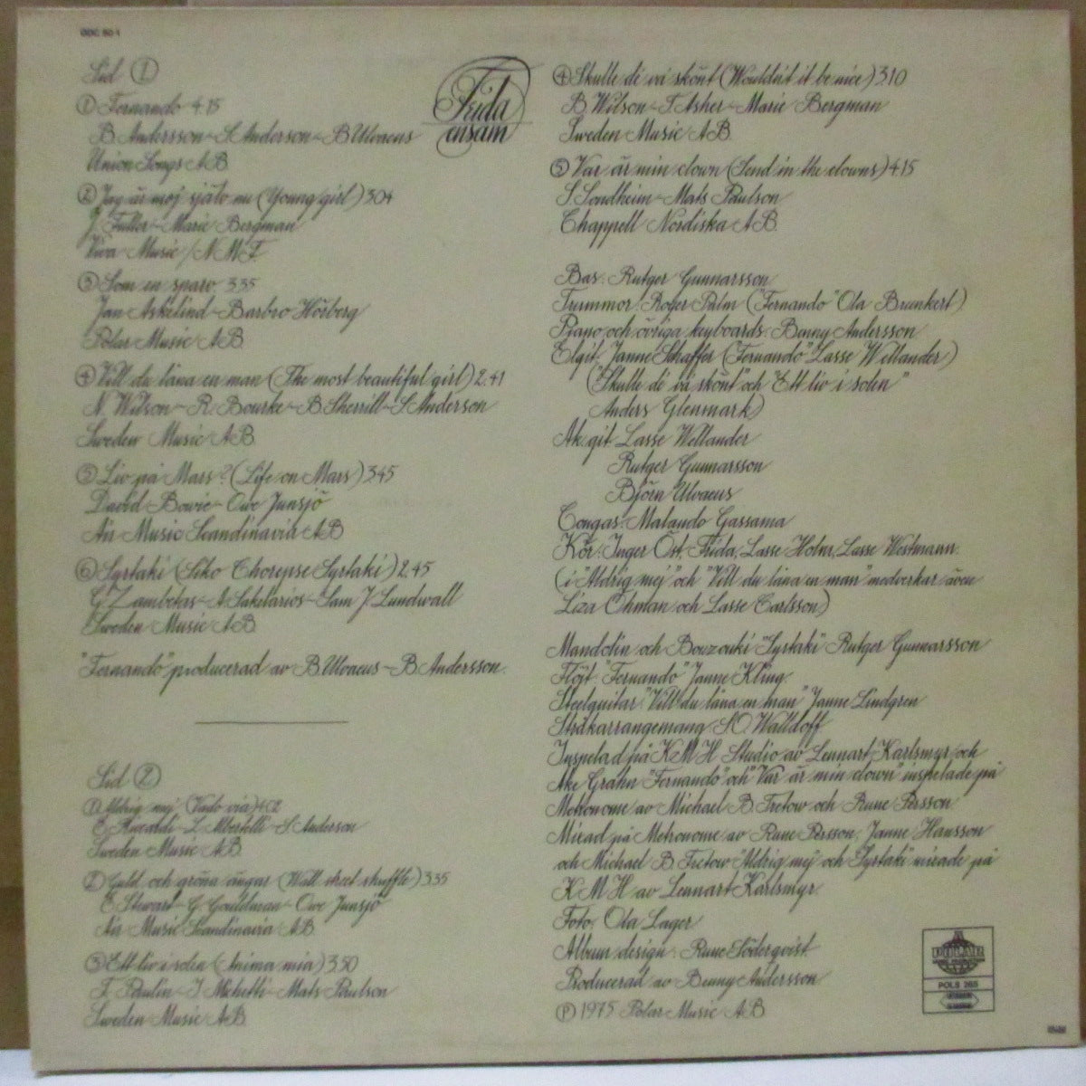 ANNI-FRID LYNGSTAD (アンニ＝フリッド・リングスタッド) - Frida