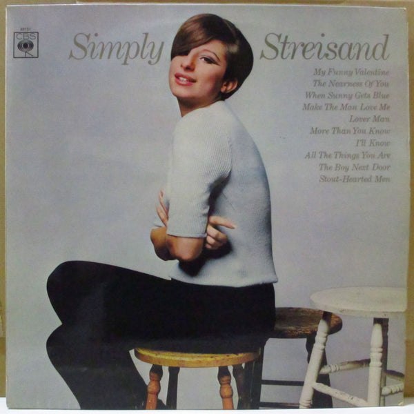 BARBRA STREISAND (バーブラ・ストライサンド)  - Simply Streisand (UK オリジナル・モノラル LP+カタログインナー/表面コーティングジャケ)