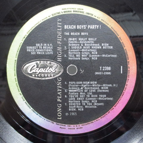 BEACH BOYS (ビーチ・ボーイズ ) - Beach Boys' Party ! (UK:Orig.MONO)