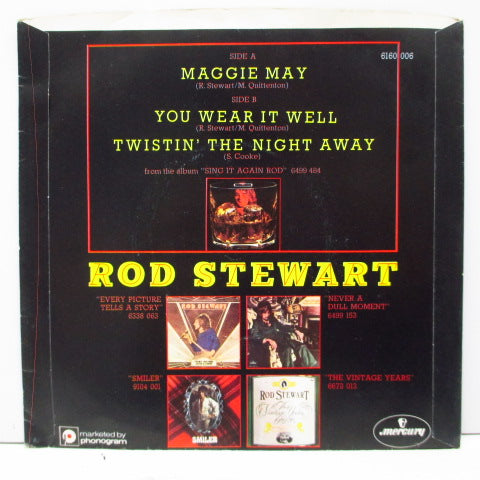 ROD STEWART - Maggie May +2 (UK Orig.7"+PS/Flat Center)
