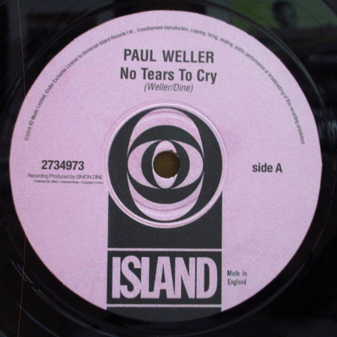 PAUL WELLER (ポール・ウェラー) - No Tears To Cry (UK/EU 限定 7"/Pink PS)